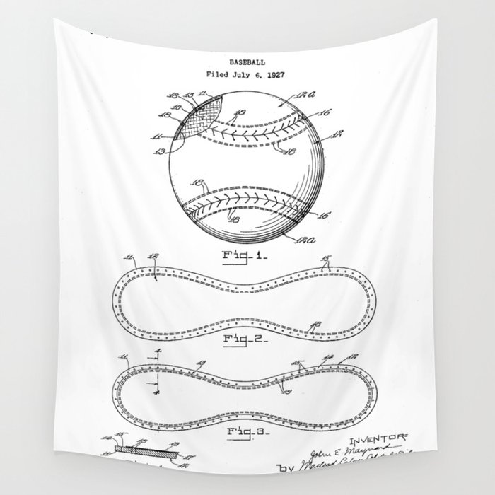 Softball tapestry sales