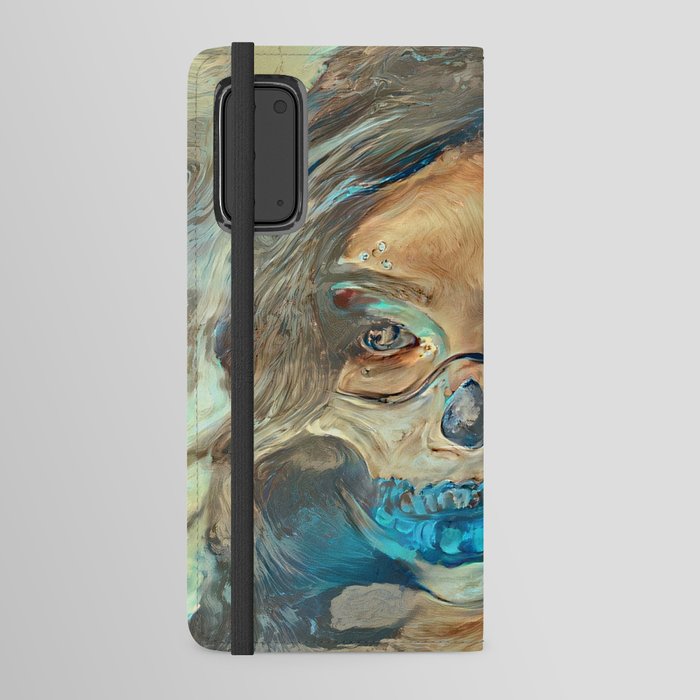Sand Storm Ghost | AI-Generated Art Android Wallet Case