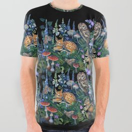 Enchanted Forest All Over Graphic Tee