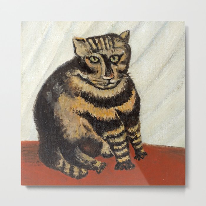 Henri Rousseau "The Tiger Cat" Metal Print
