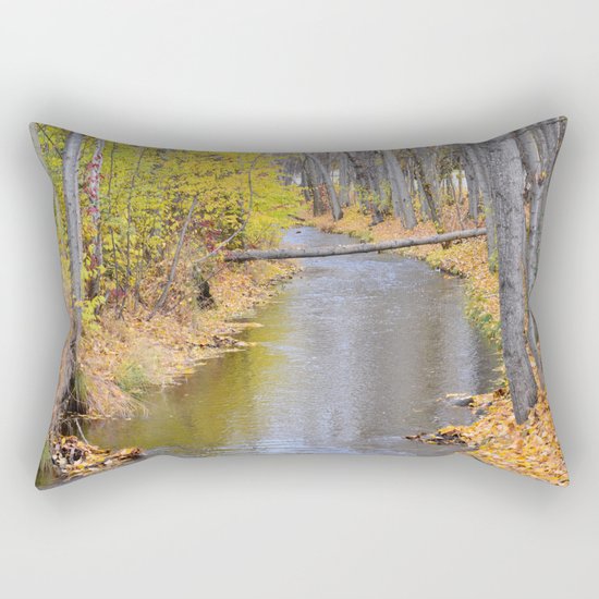 Autumn Stream II Rectangular Pillow