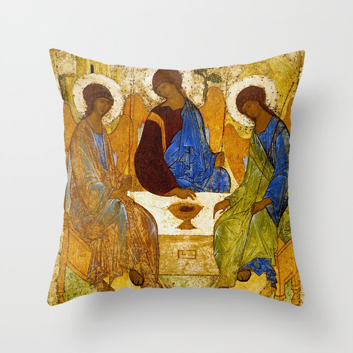 Andrey Rublev , " The Trinity " Throw Pillow by dohshin | Society6