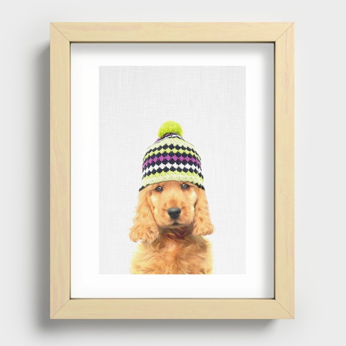 PUPPY PAPIKO Recessed Framed Print