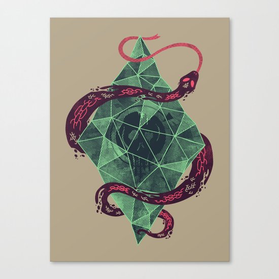 Mystic Crystal Canvas Print