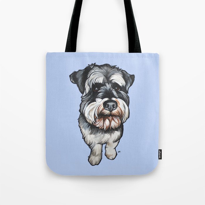 Details about   Schnauzer Puppy Dog with Toothbrush Dentist Grocery Travel Reusable Tote Bag 