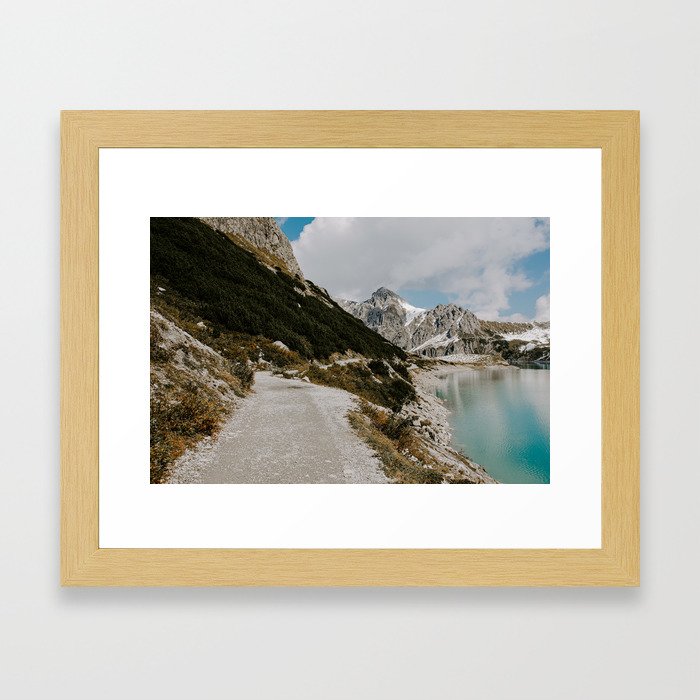 A walk in the Alps Framed Art Print