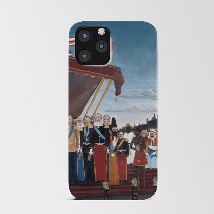 The Representatives of Foreign Powers Coming..._Henri Russeau (French post-impressionist painter) iPhone Card Case