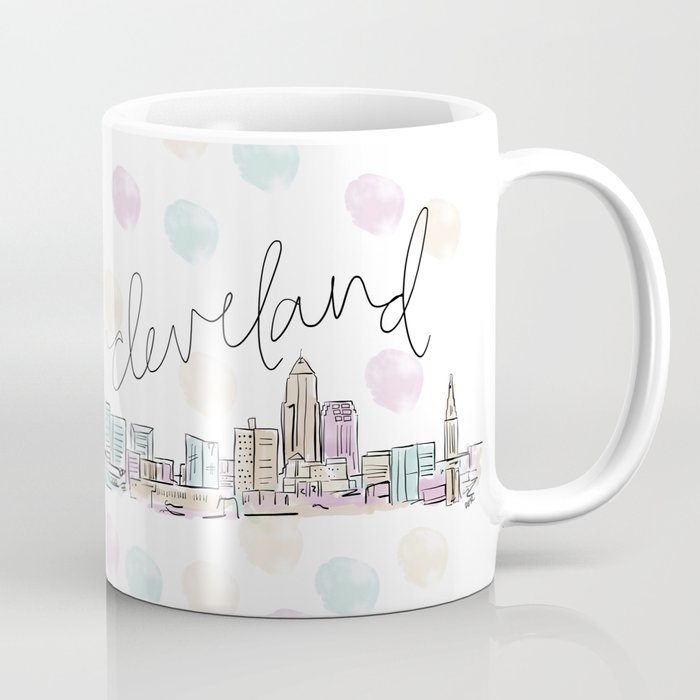Cleveland Skyline RER Coffee Mug
