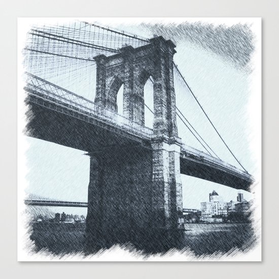 Brooklyn bridge Canvas Print