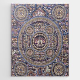 Buddhist Mandala of Five Circles Jigsaw Puzzle