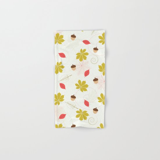 Autumn Pattern Hand & Bath Towel
