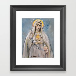 Conversion to my Immaculate Heart Framed Art Print
