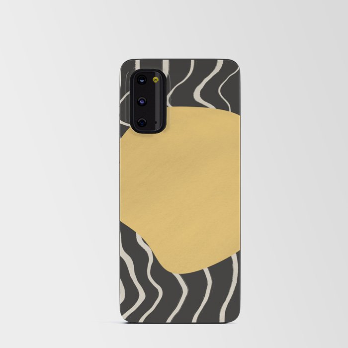 Liquid yellow Android Card Case