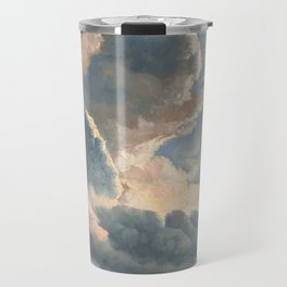Study of Clouds with a Sunset Near Rome  Travel Mug