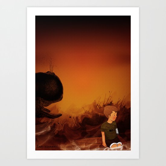 Forgotten sunrise Art Print