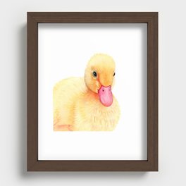 Cute Duckling Recessed Framed Print