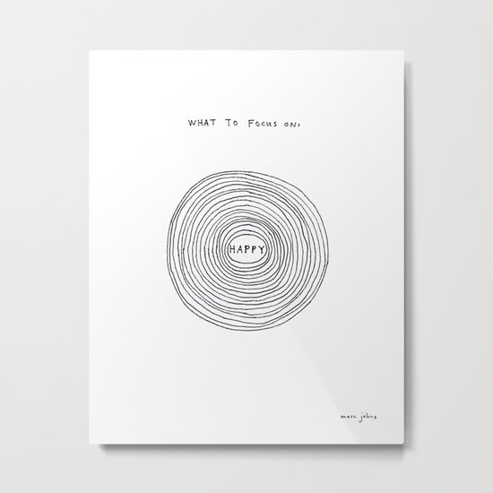 What to focus on Metal Print