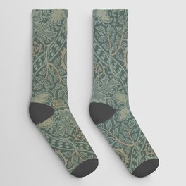 Ispahan by William Morris 1888 Antique Vintage Victorian Jugendstil Art Nouveau Retro Pattern Socks