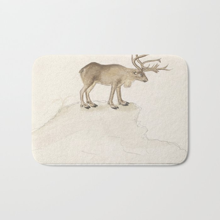 Reindeer, Rangifer tarandus  Bath Mat
