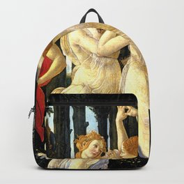 Sandro Botticelli Primavera The Three Graces Backpack