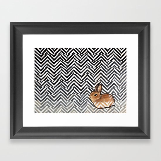 Little Miss Sarah Framed Art Print