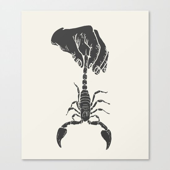 Feeding time. Canvas Print