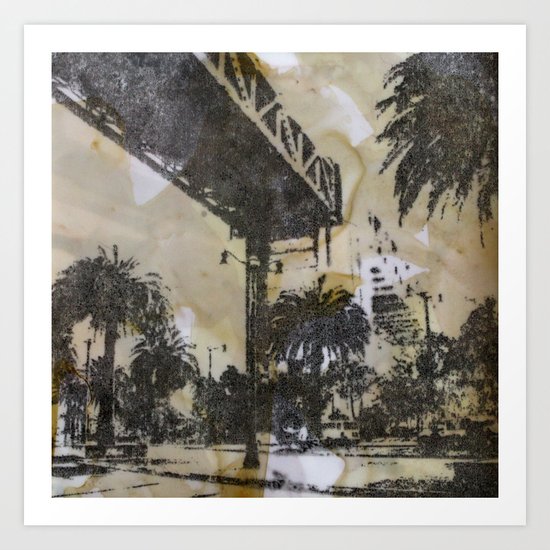 The Embarcadero on mylar Art Print