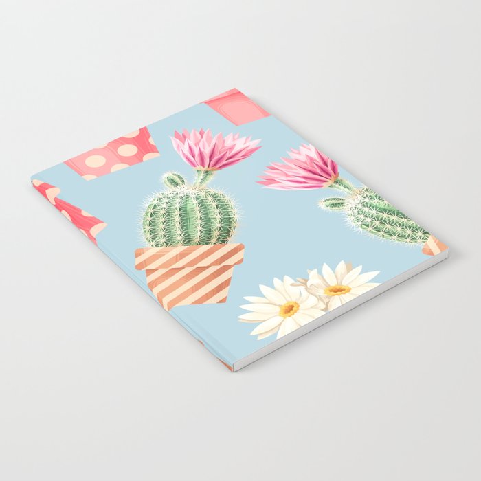 Pastel Cacti Cactuses Notebook