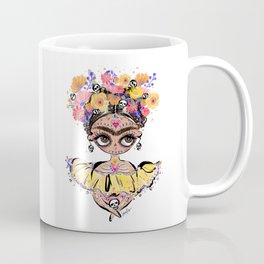 Frida Mexican Skull Coffee Mug