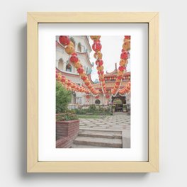The Kek Lok Si Temple | Malaysia travel photography | Bright and pastel colored photo print | Recessed Framed Print