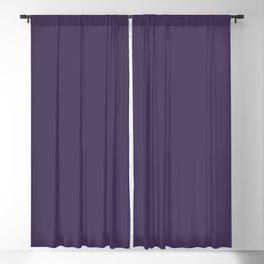 Jam It Up Dark Purple Solid Color Pairs To Sherwin Williams Concord Grape SW 6559 Blackout Curtain