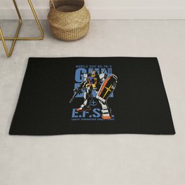 199 Gundam RX78 Area & Throw Rug
