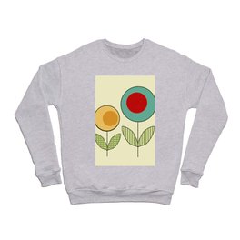 Retro Flowers Crewneck Sweatshirt