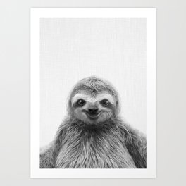 Young Sloth Art Print