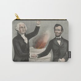 Vintage American Founding Fathers Illustration (1865) Carry-All Pouch | Abrahamlincoln, Historyoftheusa, Drawing, Historyofamerica, Americanpresident, Americanliberty, Usa, Commanderinchief, Godblessamerica, Americanhistory 