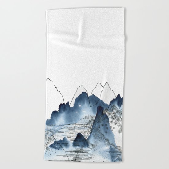Love of Mountains Beach Towel