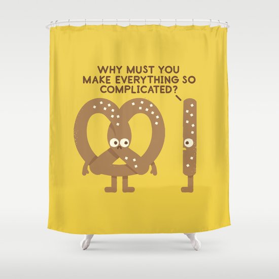 Straight Talk Shower Curtain