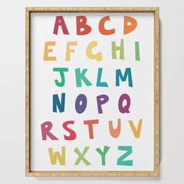 Kids Alphabet Serving Tray