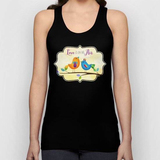 Love is in the air Unisex Tank Top