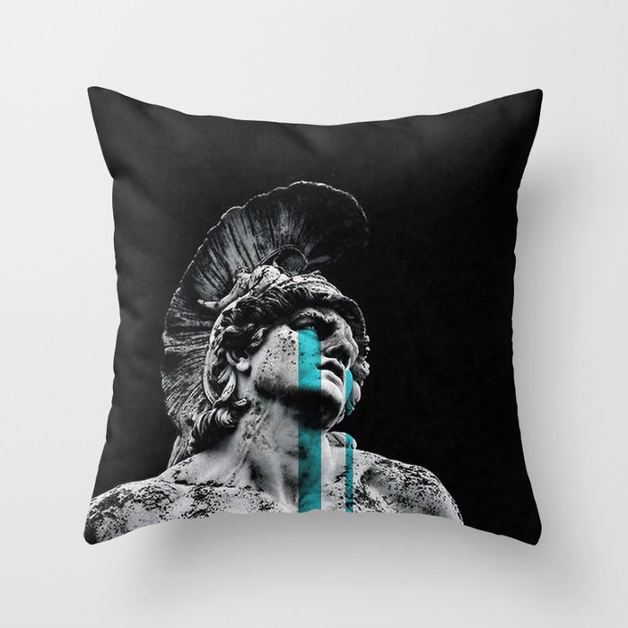 The tears of Achilles Throw Pillow