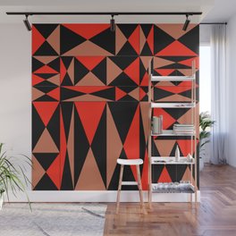 Abstraction_NEW_GEOMETRIC_TRIANGLE_MERRY_PATTERN_1130A Wall Mural