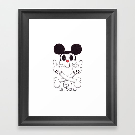 Skulltoons Nr.5 Framed Art Print