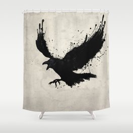 Raven Shower Curtain