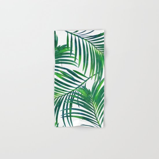 Palm Paradise #society6 #decor #buyart Hand & Bath Towel