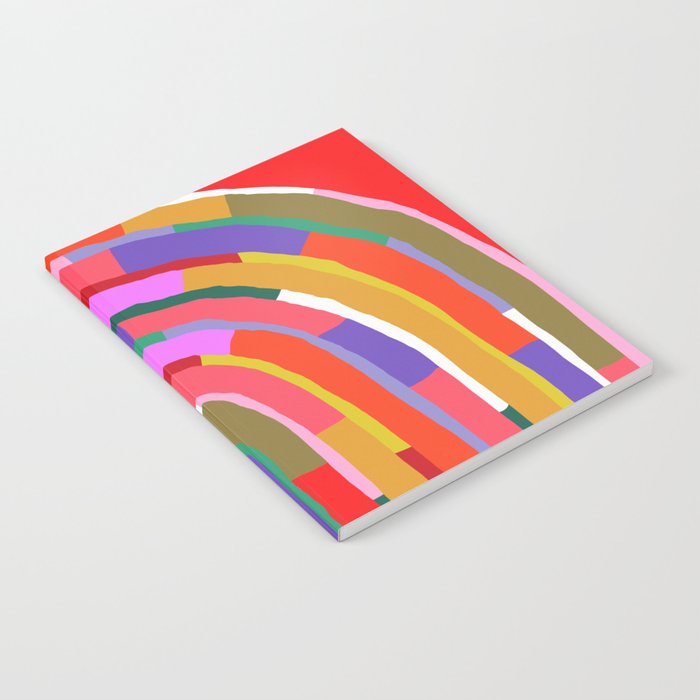 Banded Rainbow Notebook