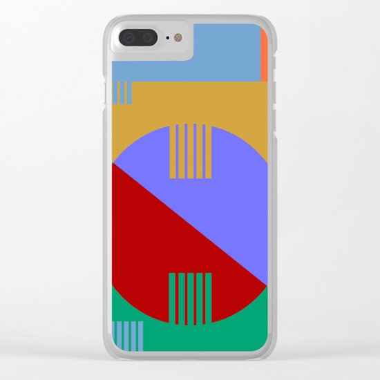 Abstract #57 Clear iPhone Case