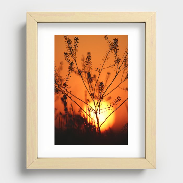Goodnight Sun Recessed Framed Print
