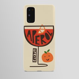 Aperol Spritz Cocktail Print Android Case
