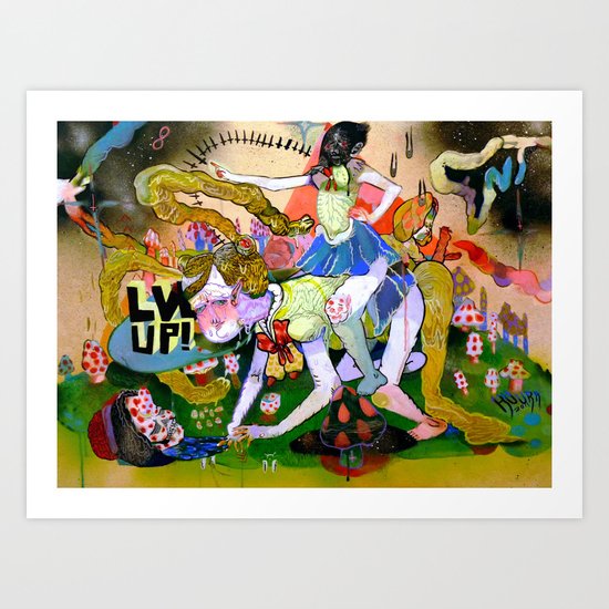 lvl up Art Print