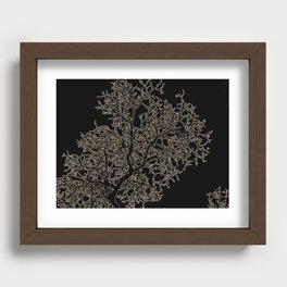 Neon Tree Recessed Framed Print